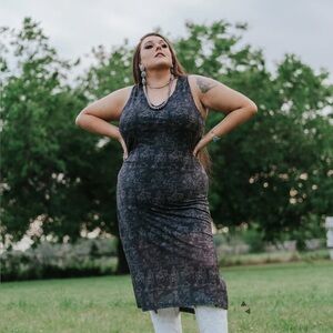 2FlyCo Cowboy Scene Mesh Dress